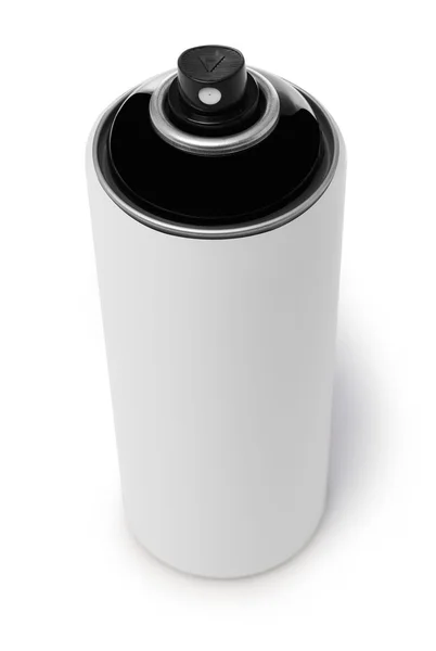 Spray de lata em branco — Fotografia de Stock