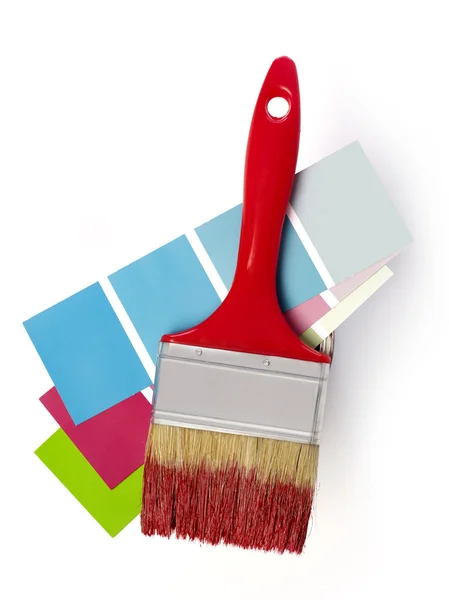 Painting equipment on white — Stock Photo, Image