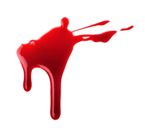 Blood spatter on white — Stock Photo, Image