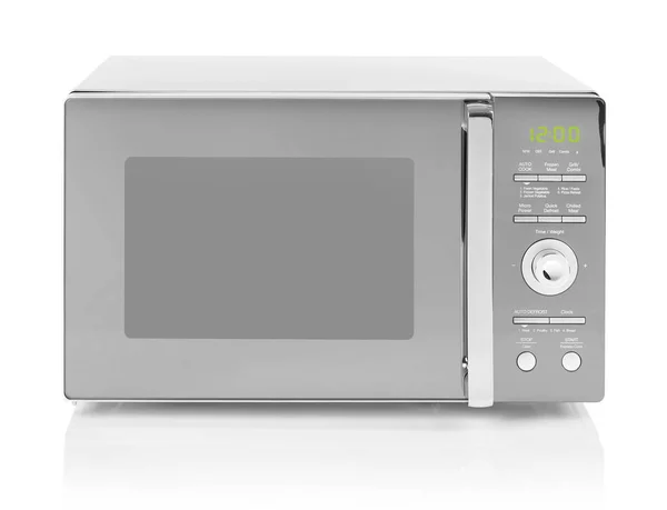 Microwave oven on white — Stock Photo, Image