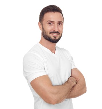 Neşeli casual adam