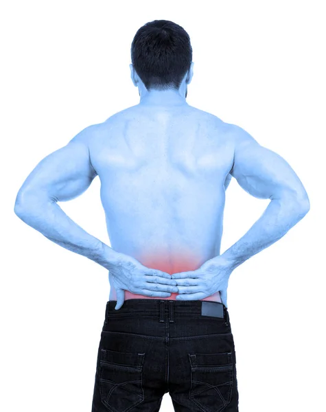 Concepto de dolor de espalda — Foto de Stock