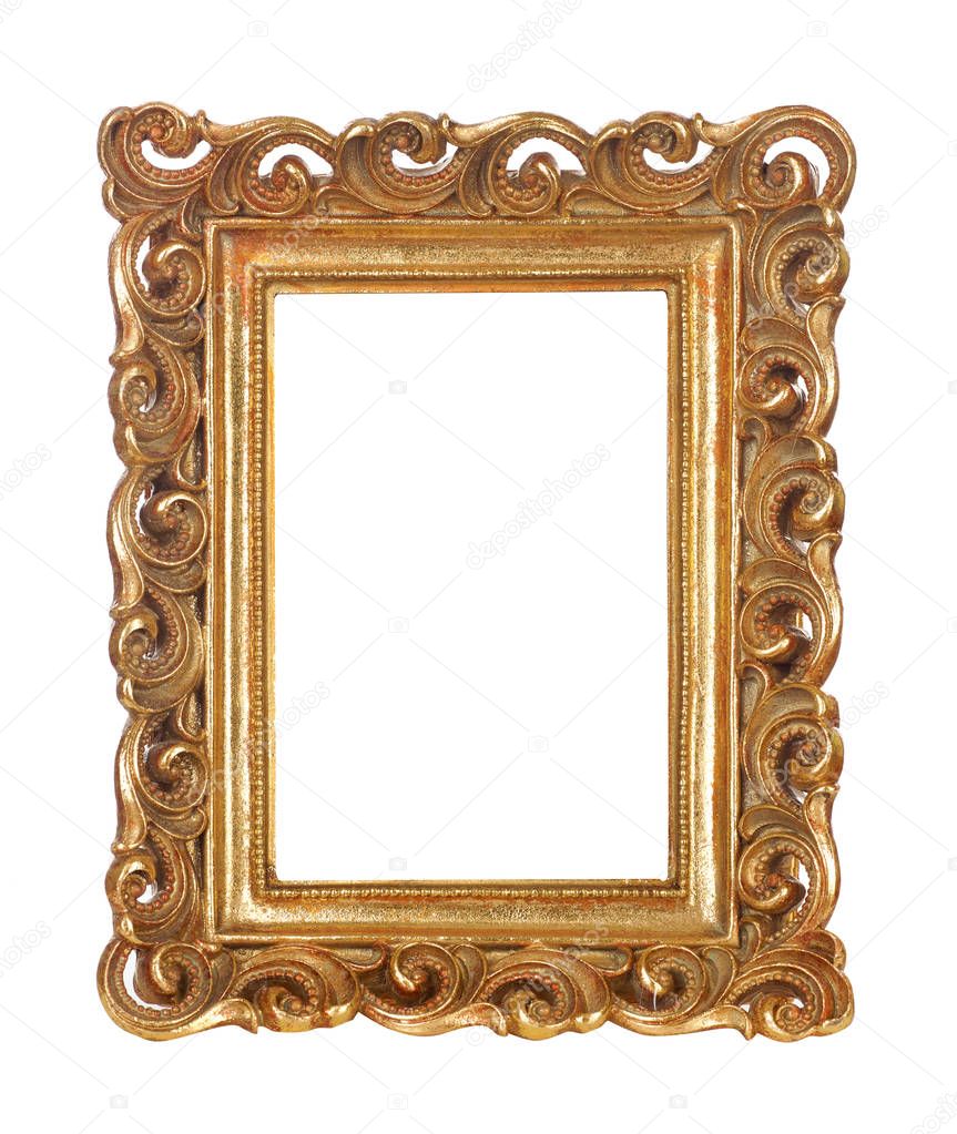 Picture frame on white