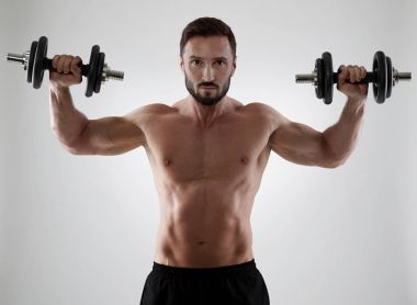 Ağırlıkları lifter Grey