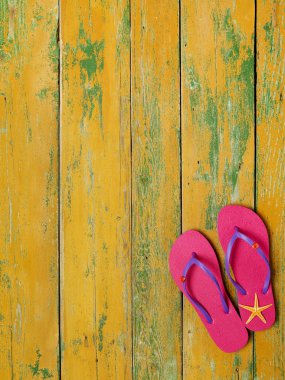 Eski zemin kaplaması olarak terlik