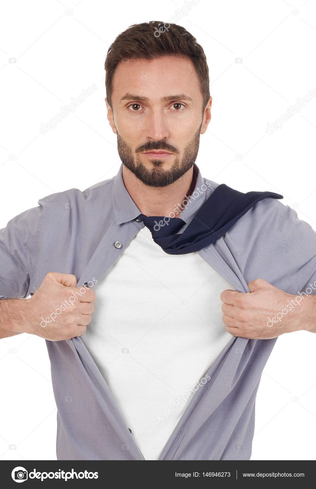 man with tshirt