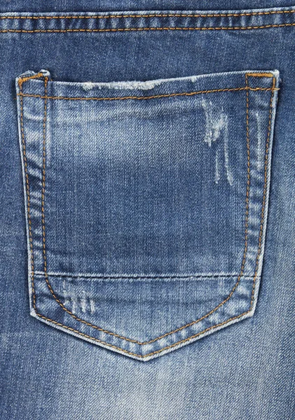Džíny zadní kapsa — Stock fotografie