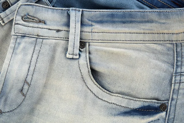Přední kapsa džíny — Stock fotografie