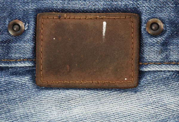 Jeans etichetta sfondo — Foto Stock