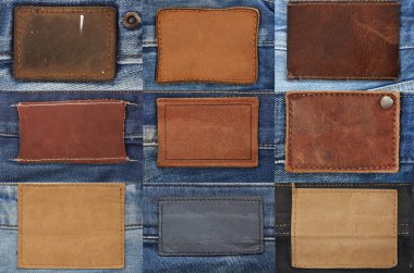 Jeans etiket koleksiyonu