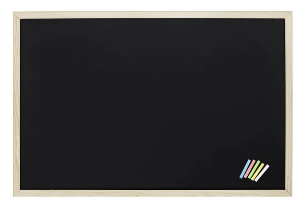 Blackboard and chalk — Stock Photo, Image