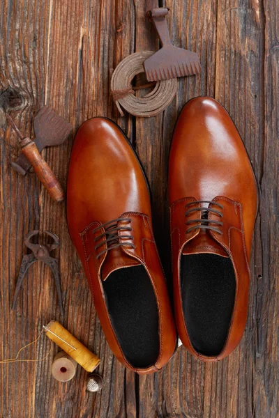 Schuhe herstellen — Stockfoto