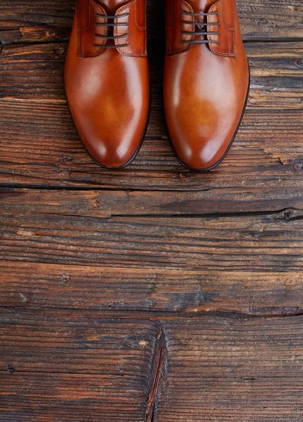 Homens marrons sapatos — Fotografia de Stock