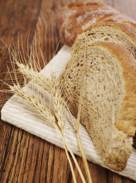 Fette di pane primo piano — Foto Stock