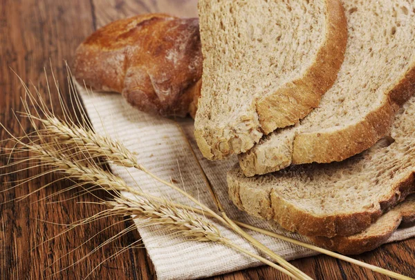 Primer plano de rebanadas de pan —  Fotos de Stock