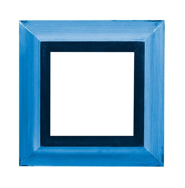 Moldura de imagem azul — Fotografia de Stock