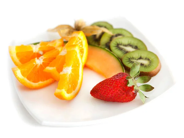 Frutas en un plato — Foto de Stock