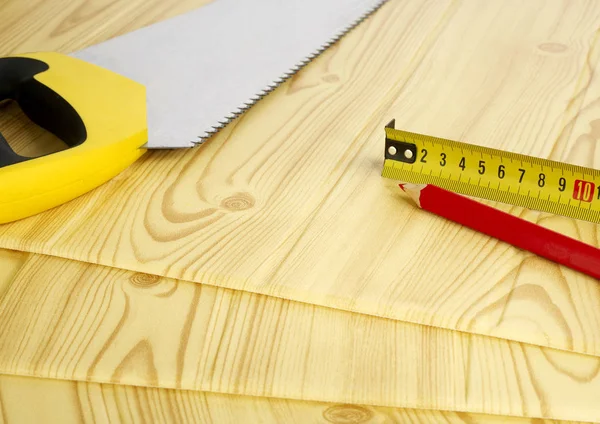 Strumenti di lavoro sul legno — Foto Stock