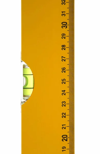 Level tool with ruler — Stock Photo, Image