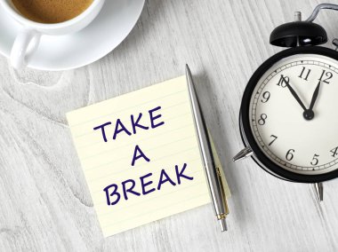 bir mola için zaman