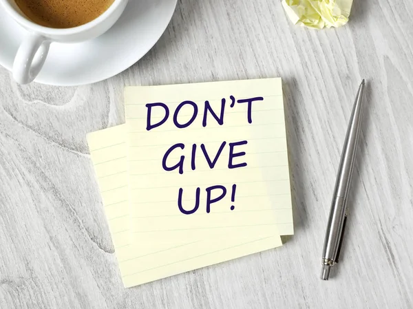 Non arrenderti. — Foto Stock