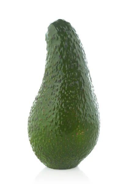 Avocado auf weißem Hintergrund — Stockfoto