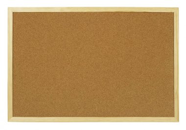 boş bir cork board