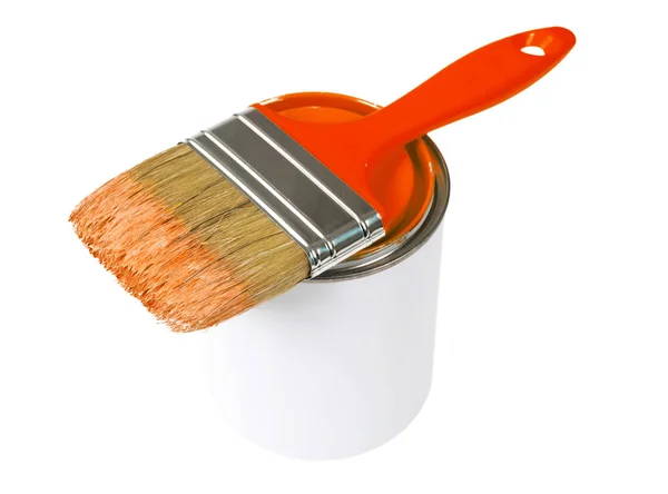 Paint can on white — Stock Photo, Image