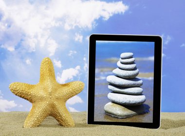 Zen kavramı sahilde