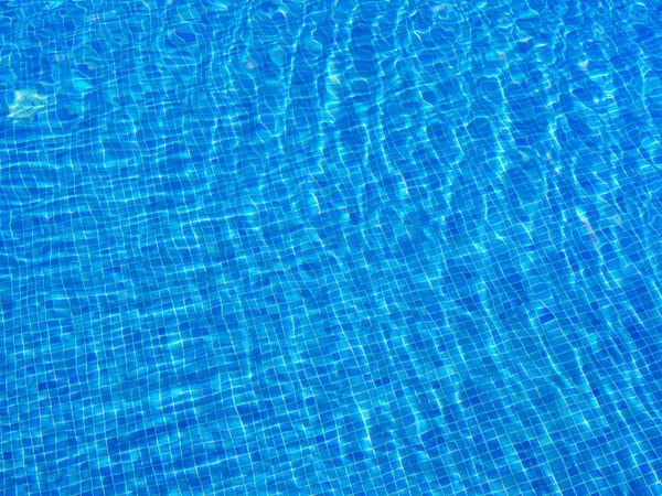 Água da piscina — Fotografia de Stock