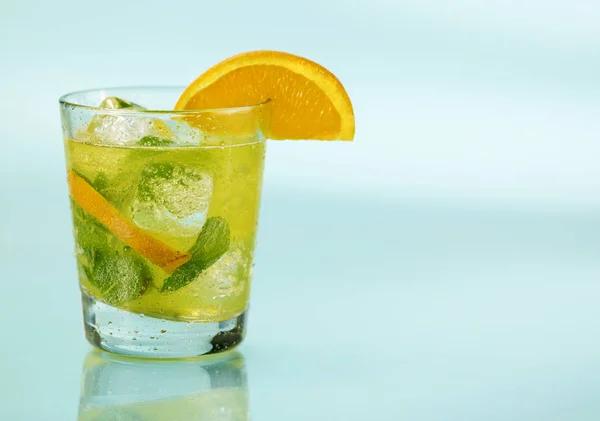 Summer cocktail with orange — Stock Photo, Image
