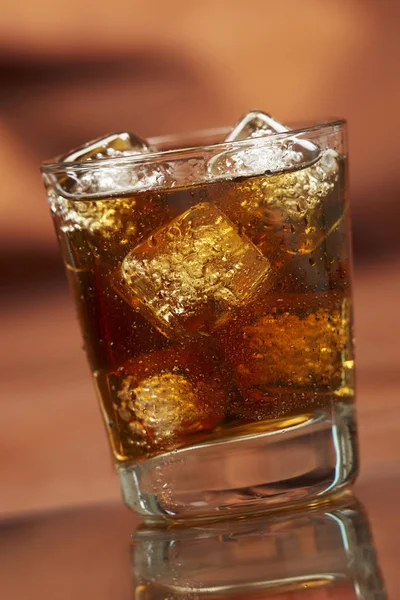 Whiskey glass close-up — Fotografia de Stock
