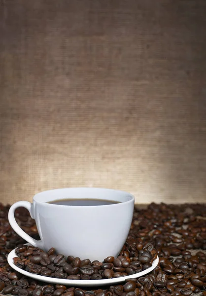 Tazza di caffè bianco — Foto Stock