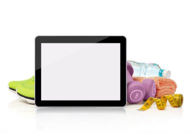Dijital tablet ve spor ekipmanları