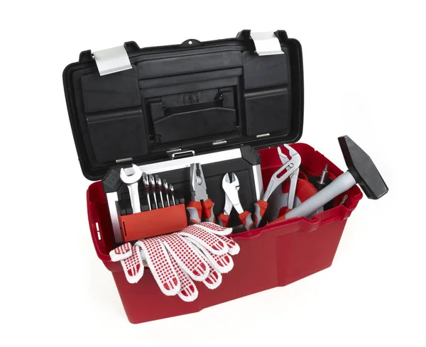 Caja de herramientas en blanco — Foto de Stock