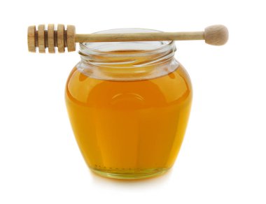 Bal kavanozu ve balık.