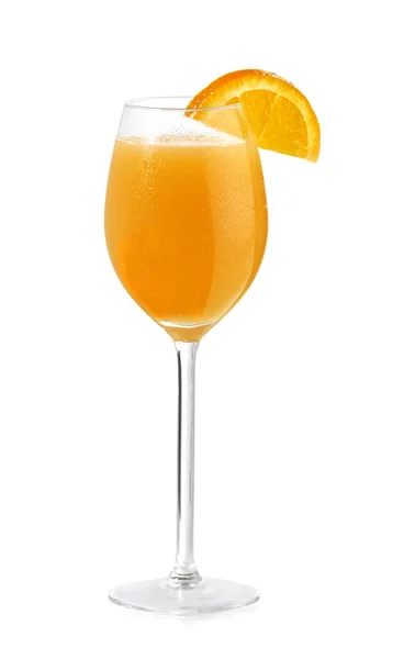 Orange cocktail på vit — Stockfoto