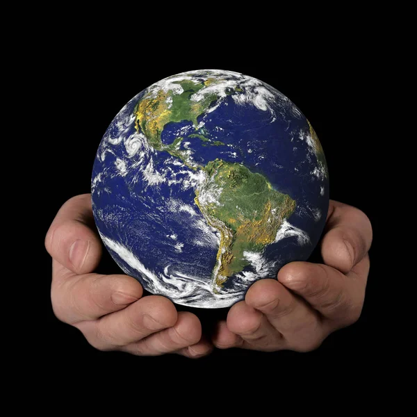 Holding the Earth — Stock Photo, Image
