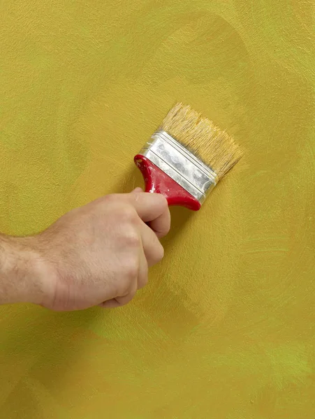 Dipingere il muro — Foto Stock