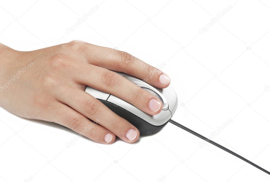 Using a computer mouse