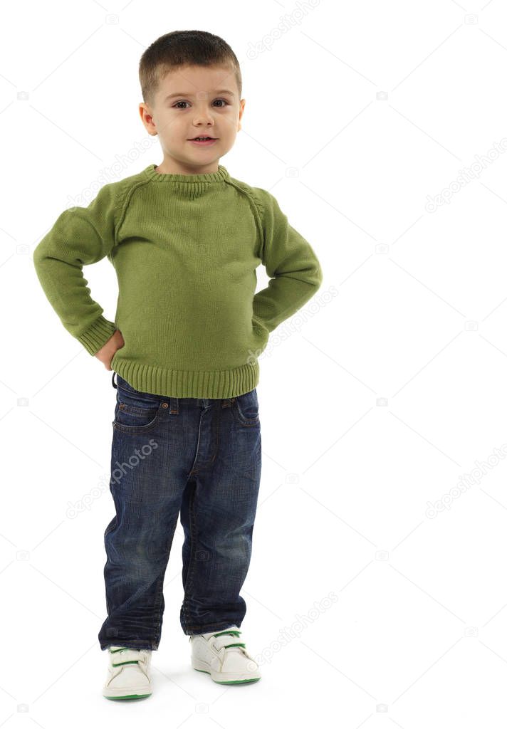 Child in sweater