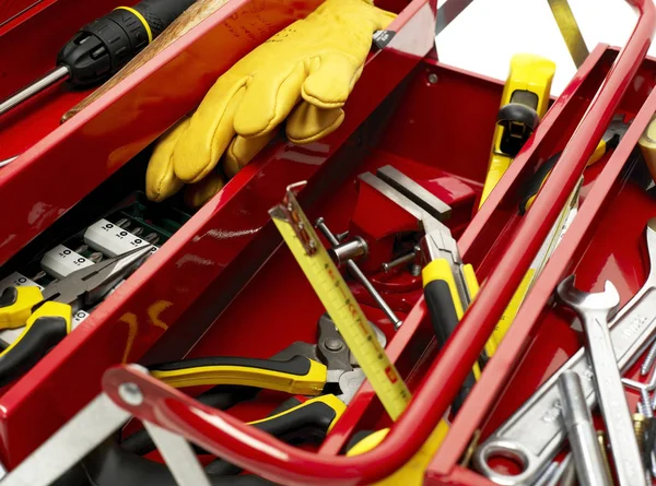 Tools in toolbox — Stock Photo, Image