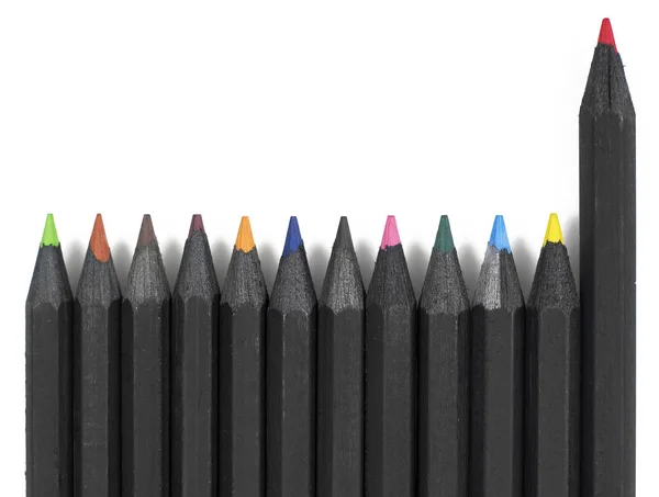 Multi-színes ceruzák — Stock Fotó