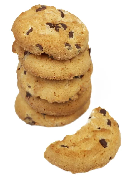 Galletas sobre blanco — Foto de Stock