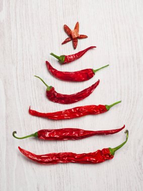 Serin biber Noel ağacı