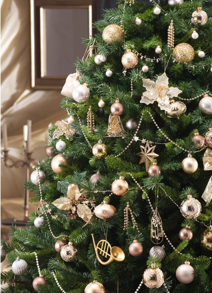 Karácsonyfa közelkép — Stock Fotó