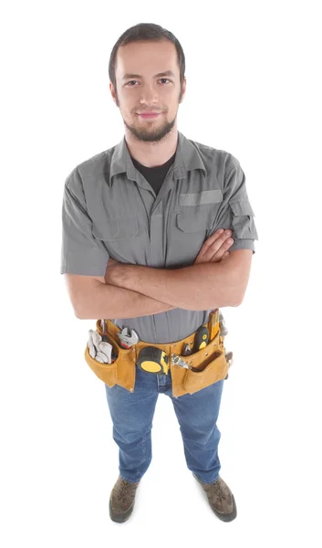 Carpenter looking at camera — Stock Photo, Image