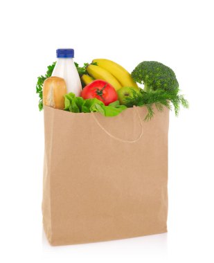 Beyaz alışveriş çantası