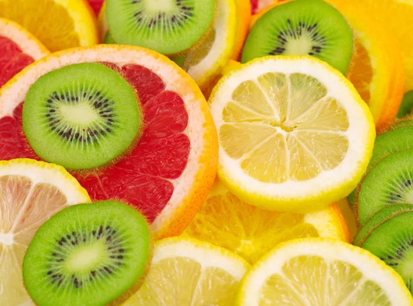 Fruits slices background