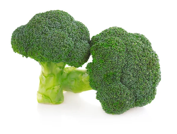 Brokkoli auf Weiß — Stockfoto